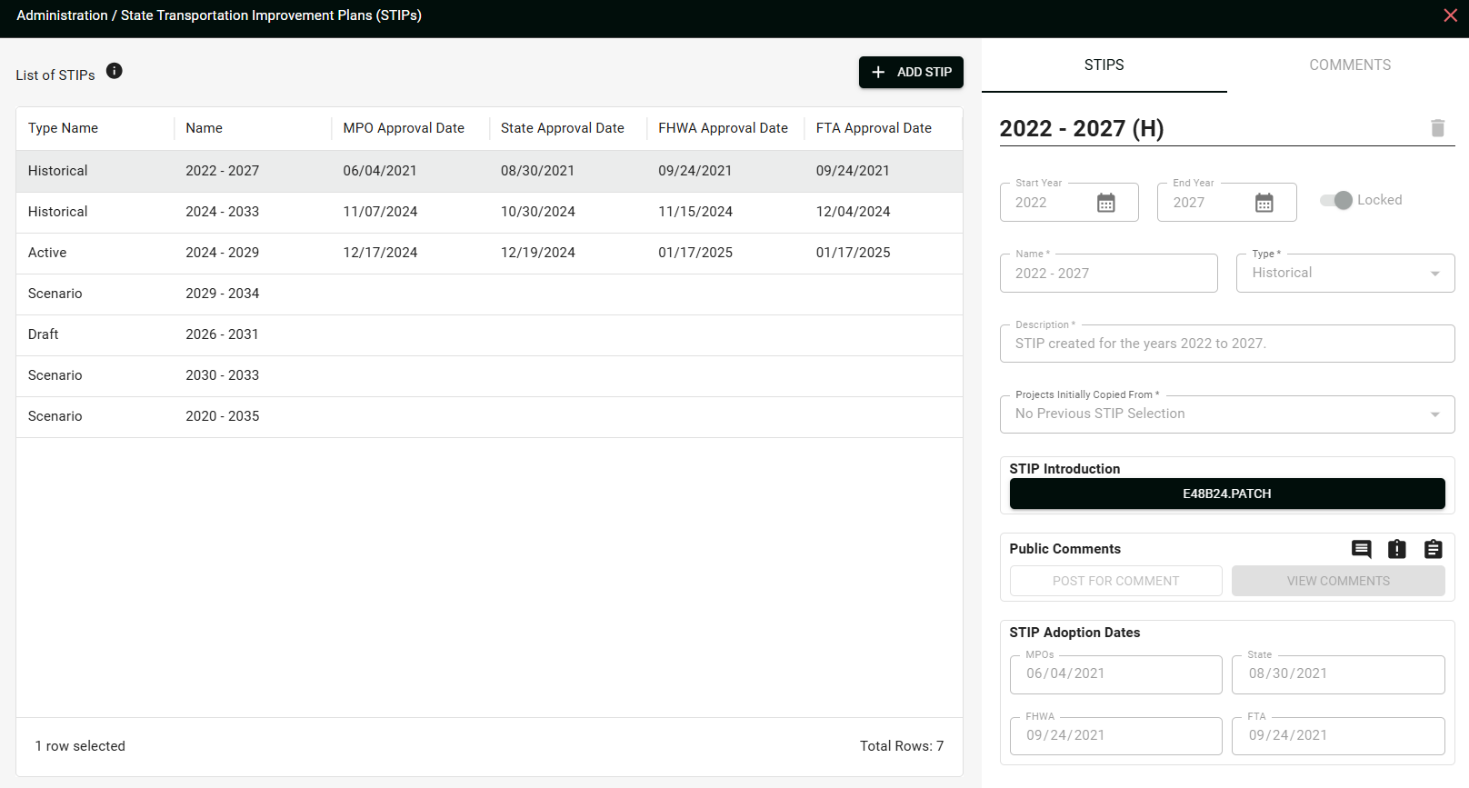 NM STIP Manager STIPs interface.png
