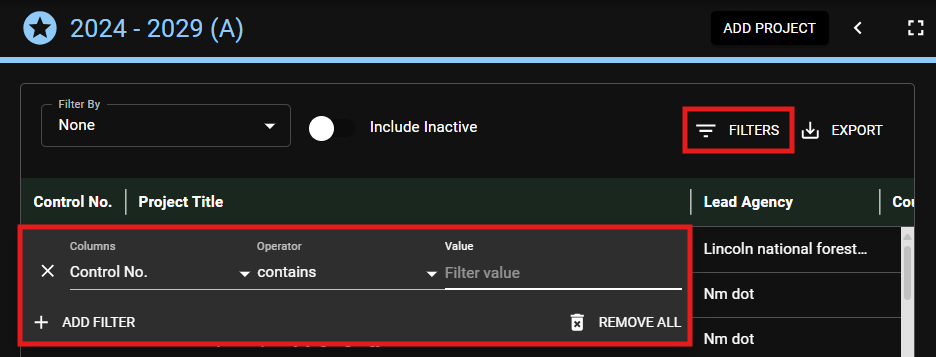 NM STIP Manager Projects Filters Button.png