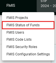 L - M STIP Manager FMIS Status of Funds List.png