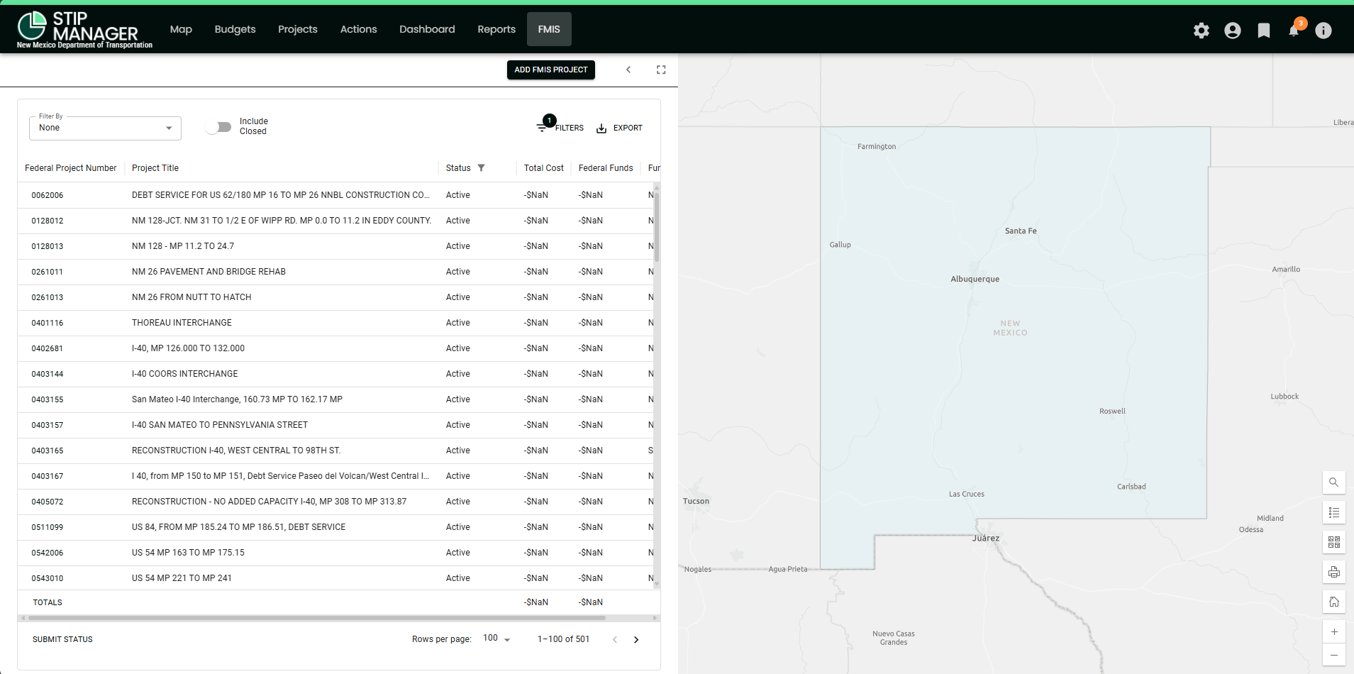 NM STIP Manager FMIS Projects Half Pane.png