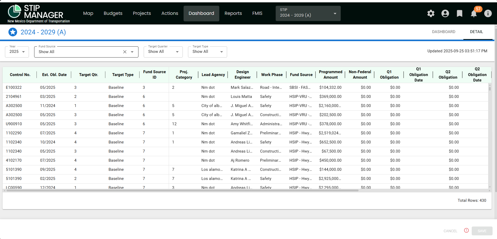 NM STIP Manager - Dashboard, Set Baseline 2.png