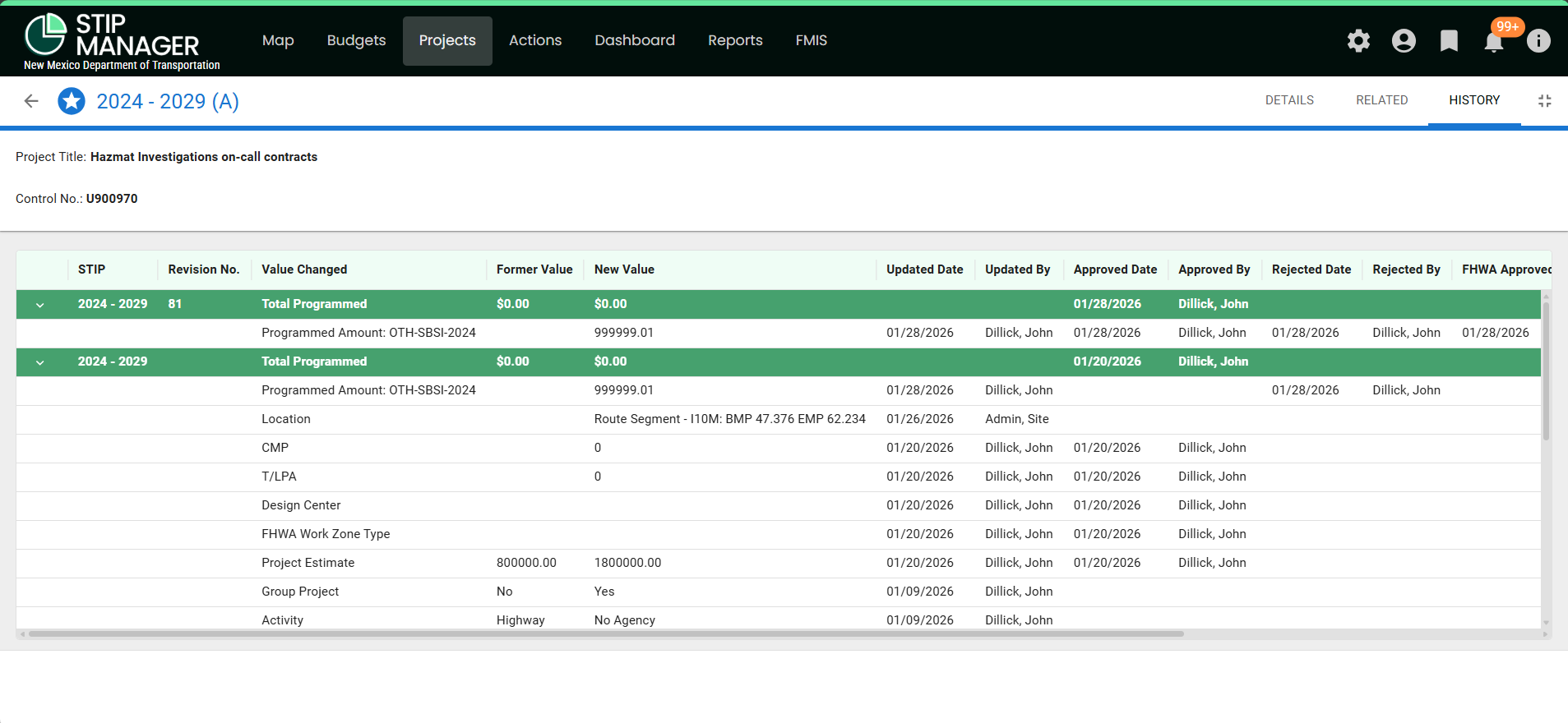 L - NM STIP Manager Projects History tab (2).png